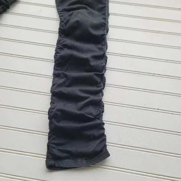 Zana Di Jeans Womens Rutched Leg Skinny Denim Jeans Black Juniors 29x32 Sz 9 - Picture 6 of 9